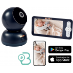 Beaba 芘亞芭 Zen Premium 第二代 3MP高清鏡頭無線嬰兒監察器 (夜藍色) (無插頭)